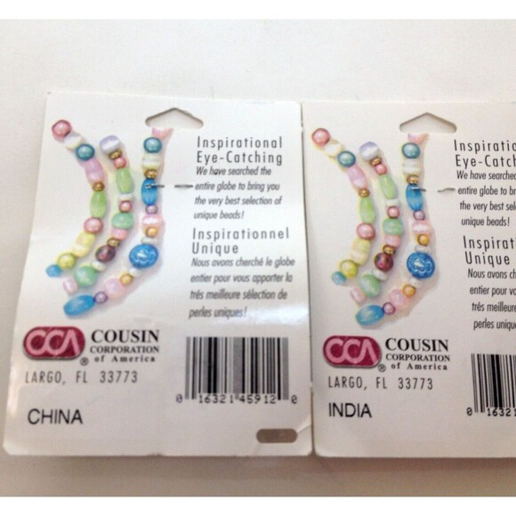 Jewelry Making Bead Sets 3 Packs A Touch of Glass Teal Amethyst/ Pink Mix #4 - Picture 6 of 8